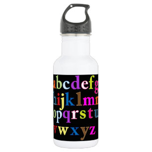 Alphabet Edelstahlflasche