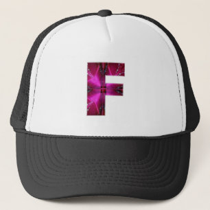 Alphabet F FF FFF:  Schein-Thema Truckerkappe