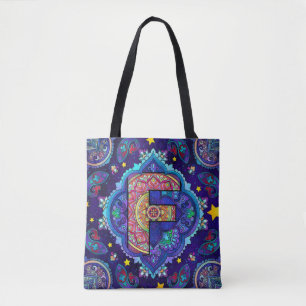 Alphabet F mandala