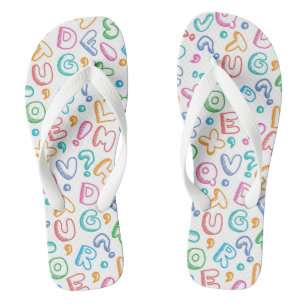 Alphabet Flip Flops