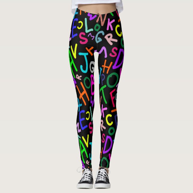 Alphabet Fun Leggings (Vorderseite)