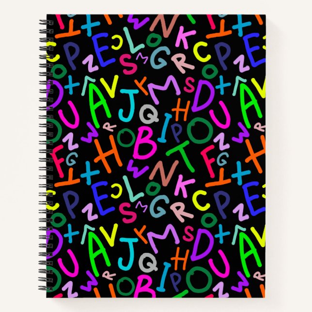 Alphabet Fun Notebook Notizbuch (Vorderseite)
