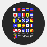 Alphabet für die Signalflagge