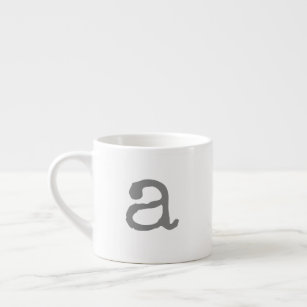 Alphabet Gifting Small Monogram Espresso Tasse