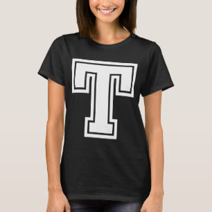 Alphabet Großbuchstabe passend Familien Gruppe Hal T-Shirt