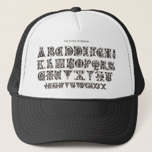 Alphabet Hat Truckerkappe