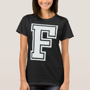 Alphabet Hauptstadt Buchstabe F, der Familiengrupp T-Shirt