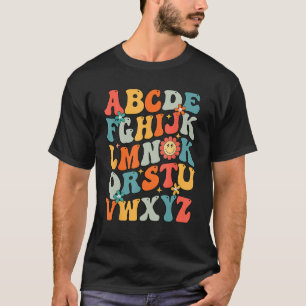 Alphabet Hi Back to School ABC Pre K Kindergarten T-Shirt