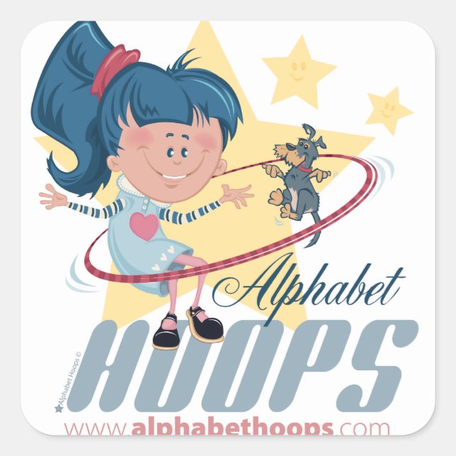 Alphabet Hoops: Stickers (Vorderseite)
