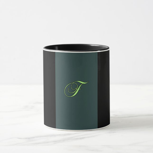 ALPHABET INITIAL F MONOGRAM TASSE (Zentrum)