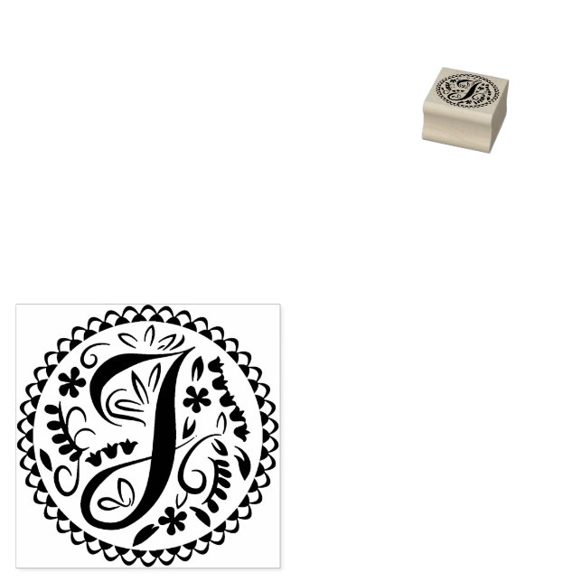 Alphabet J Gummistempel (Stempel)