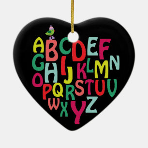 Alphabet Keramik Ornament