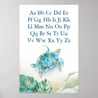 Alphabet Kids Poster Tropenkröte
