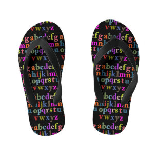 Alphabet Kinder Flip Flops