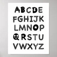Alphabet Kinderzimmer Decke ABC Clipart Printable