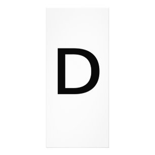 Alphabet Letter D Learning Bildung Card Werbekarte