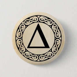 Alphabet Letter Delta Button
