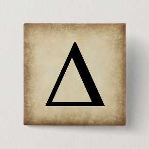 Alphabet Letter Delta Button