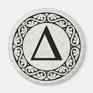 Alphabet Letter Delta Magnet