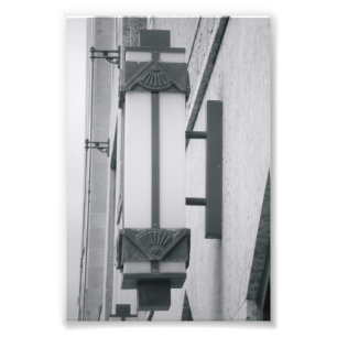 Alphabet Letter Fotografie I1 Schwarz und Weiß 4x