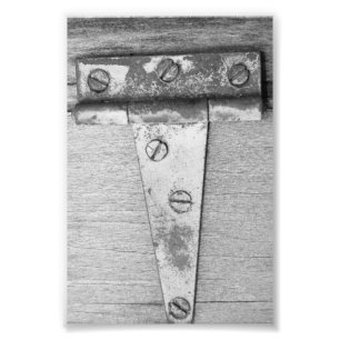 Alphabet Letter Fotografie T5 Schwarz und Weiß 4x6