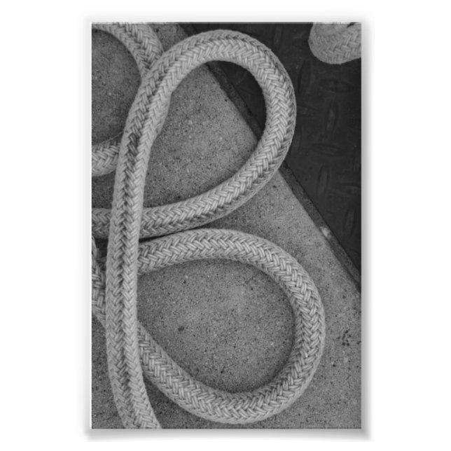 Alphabet Letter Fotografy B12 Black & White 4x6 Fotodruck (Vorne)