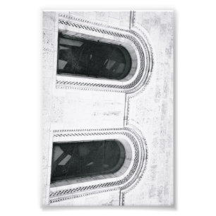 Alphabet Letter Fotografy B1 Black and White 4x6 Fotodruck