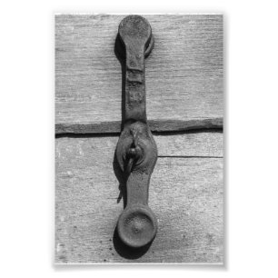 Alphabet Letter Fotografy I10 Black & White 4x6 Fotodruck