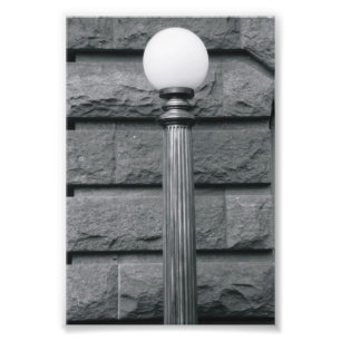 Alphabet Letter Fotografy I2 Black and White 4x6 Fotodruck