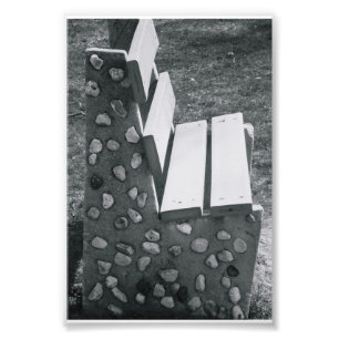 Alphabet Letter Fotografy L1 Black and White 4x6 Fotodruck