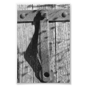 Alphabet Letter Fotografy T3 Black and White 4x6 Fotodruck