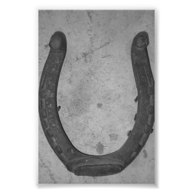 Alphabet Letter Fotografy U4 Black and White 4x6 Fotodruck (Vorne)