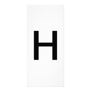 Alphabet Letter H Learning Bildung Card Werbekarte