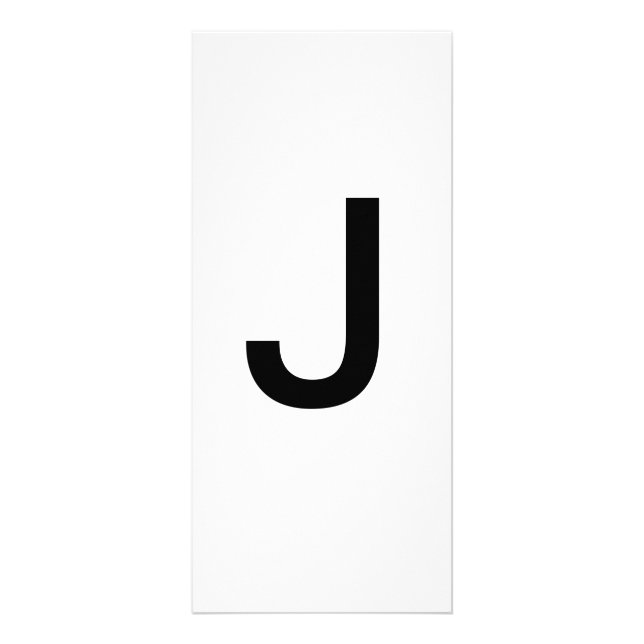 Alphabet Letter J Learning Bildung Card Werbekarte (Vorne)
