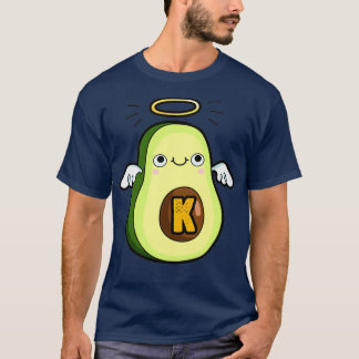 Alphabet Letter K Niedlich Holy Guacamole Avocado T-Shirt