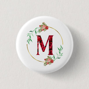 Alphabet Letter M Button