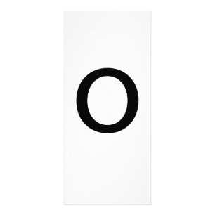 Alphabet Letter O Learning Bildung Card Werbekarte