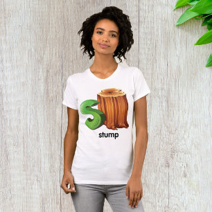 Alphabet Letter S'Espresso Kunst, Dichtung und Mus T-Shirt