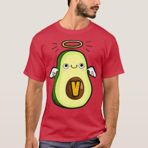 Alphabet Letter V Niedlich Heiliger Guacamole Avoc T-Shirt