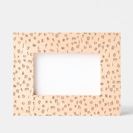 Alphabet Letters Design-Stilrahmen Geätzte Rahmen