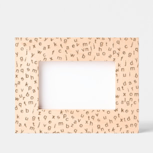 Alphabet Letters Design-Stilrahmen Geätzte Rahmen