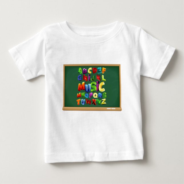 Alphabet Letters for baby T - Shirt (Vorderseite)
