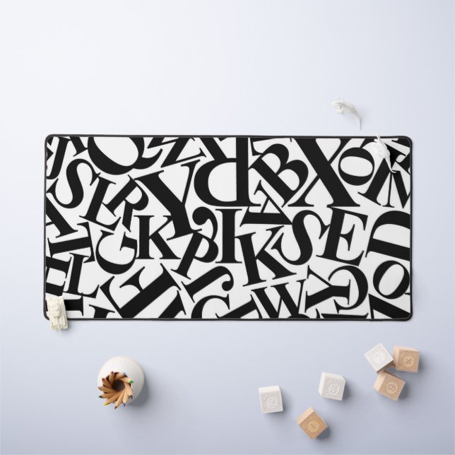 Alphabet Letters Schreibtischunterlage (Kindertisch)