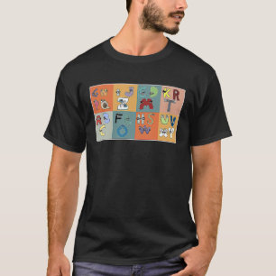 Alphabet Lore Abc Kostüm für Jungen, die 26 Gelass T-Shirt