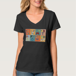 Alphabet-Lore-Abc-Kostüm für Jungen, passend zu 26 T-Shirt