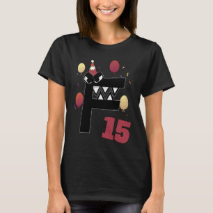 Alphabet Lore f 15 Years 15 th Birthday Boys Villa T-Shirt