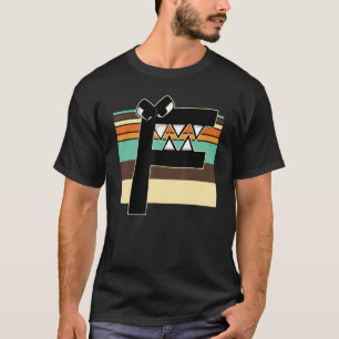 Alphabet Lore of Retro Sunset Costume for Boys Val T-Shirt