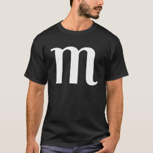 Alphabet m Family Funny Letter m Halloween-Kostüm T-Shirt