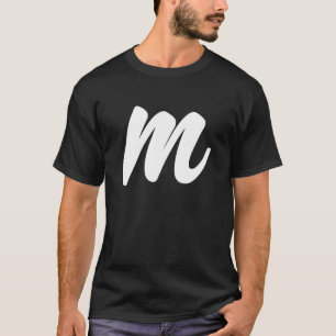 Alphabet M Group Lazy Halloween Extravagantes Klei T-Shirt