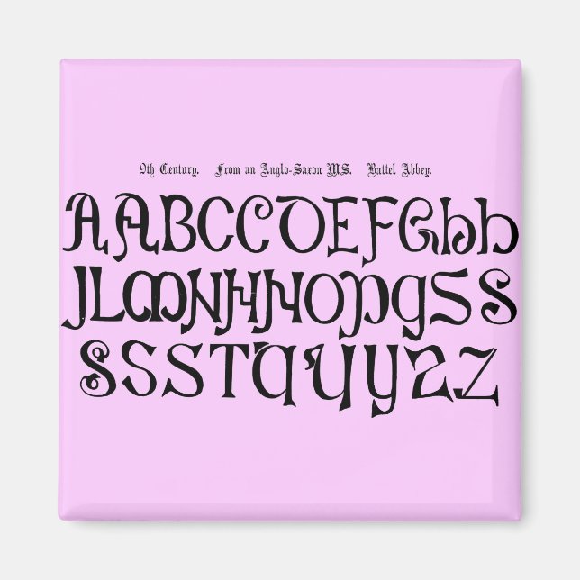 Alphabet Magnet (Vorne)